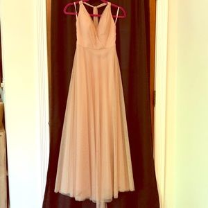 Stunning Dusty Rose BHLDN Gown